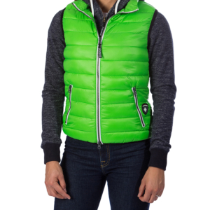 Gilet Podhio Donna OVATTA “DOWN IMITATION” - VERDE MELA