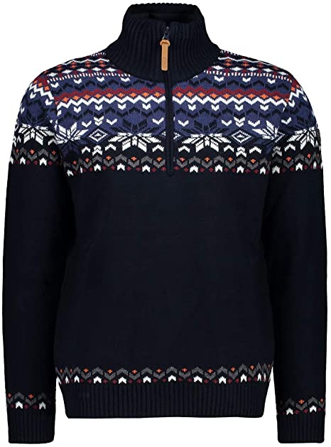 Cmp Man Knitted Pullover Blu - Franceschi Sport