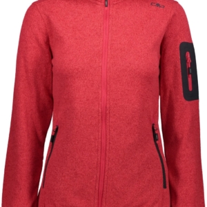 Cmp Woman Softshell Zip Hood Rosso - Franceschi Sport