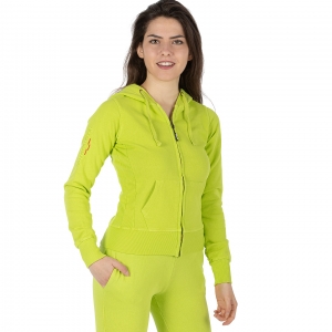 Podhio Cotton 100% Felpa Donna Lime